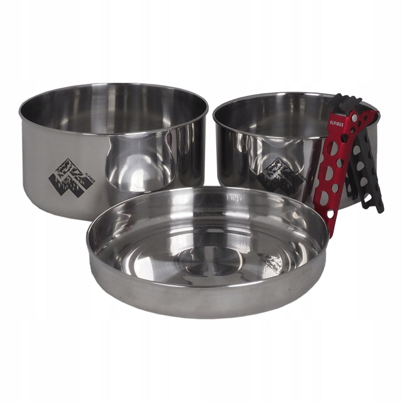 Canteen Alpinus Yucatan steel DE11144 set of dishes