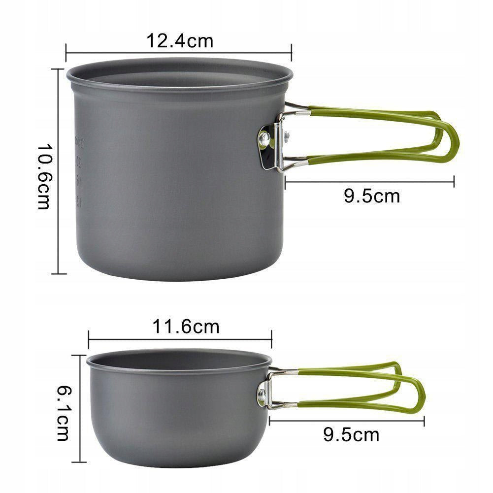 Canteen set of hiking pots pot 5917 Packaging status original