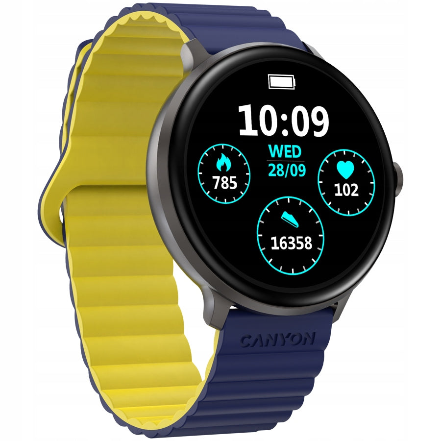 Canyon Jacky SW 69 - smartwatch (blue-yellow, CNS-SW69BL) Brand Canyon