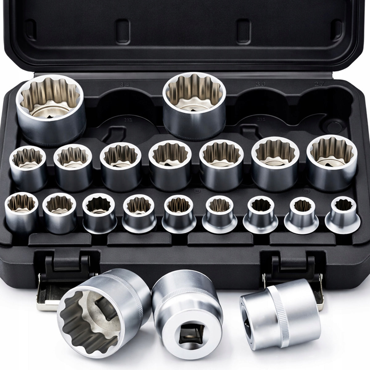 Cap Set 21el. 8-36mm 12-Angle CRV Socket Wrenches Key type socket
