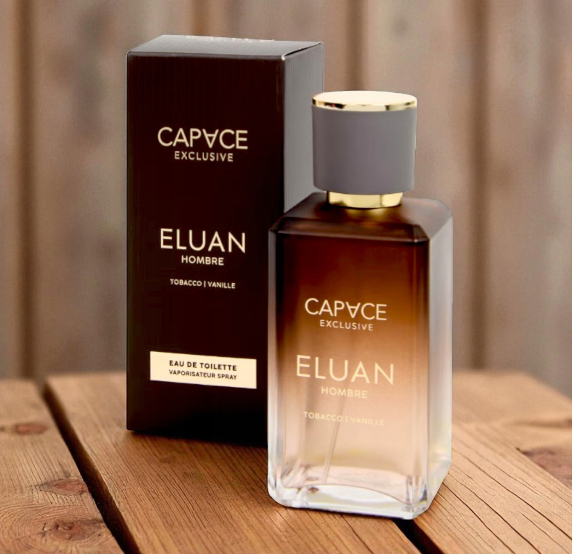 Capace Exclusive Eau de Toilette for Men - Eluan - Tobacco & Vanilla - 100ml Manufacturer code 8719987627187