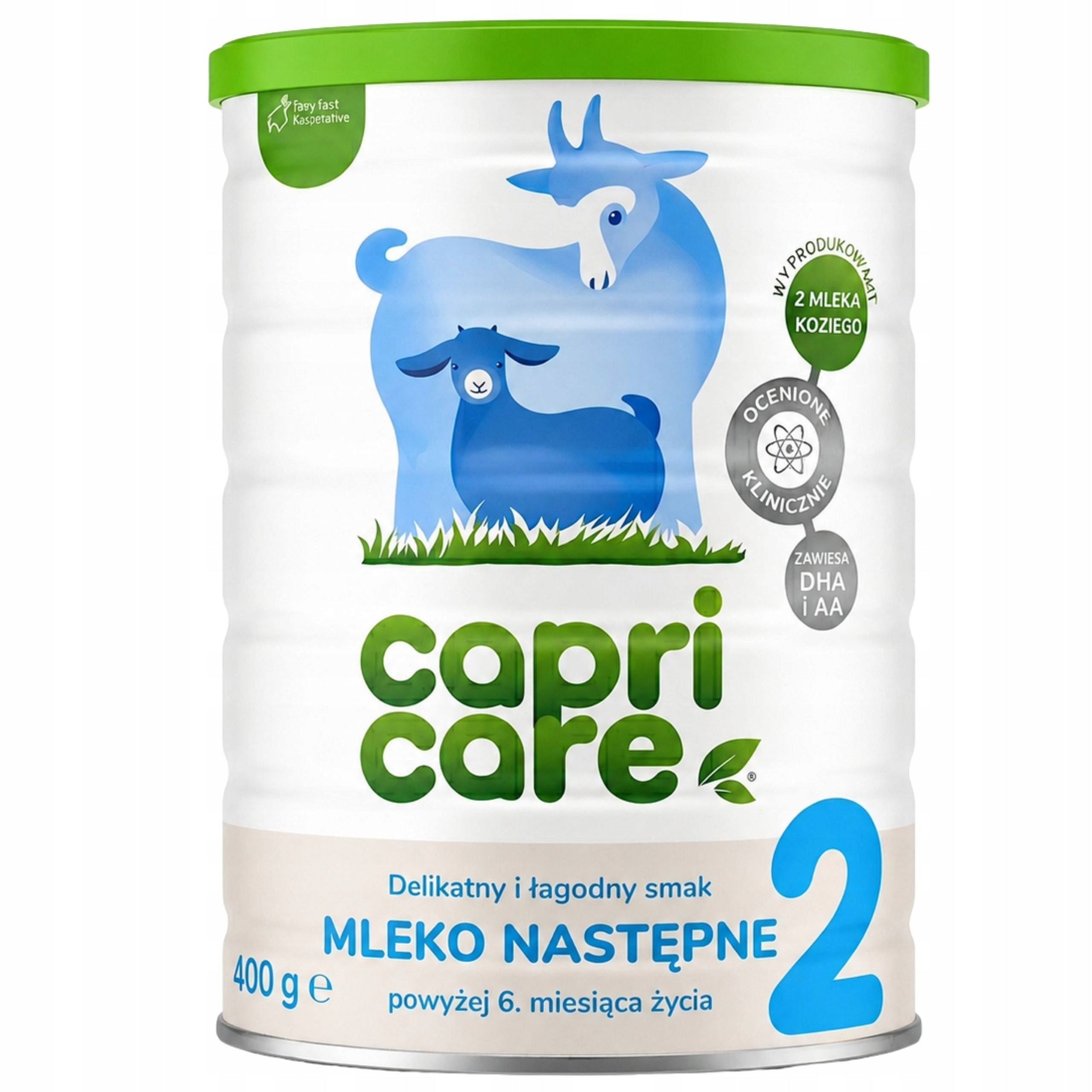 Capricare 2 milk on goat's milk over 6 months 400 g Packaging status original