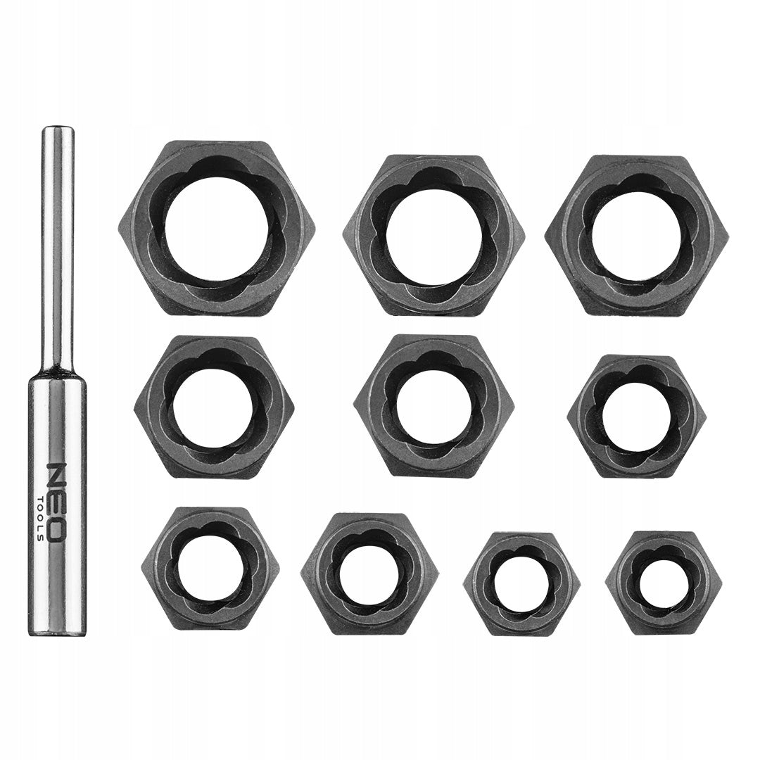 Caps, for damaged nuts, short - set of 11 pcs. EAN (GTIN) 5907558436938