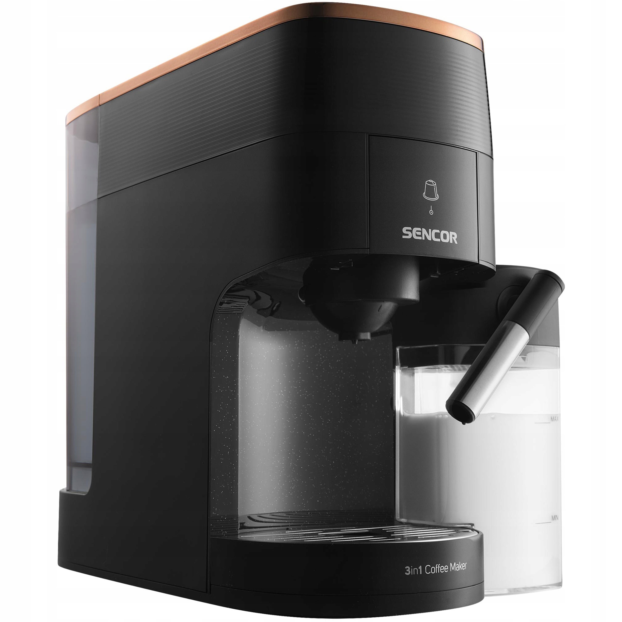 Capsule Coffee Maker 3in1 Sencor SCC3000BK 1450W Nespresso Dolce Gusto