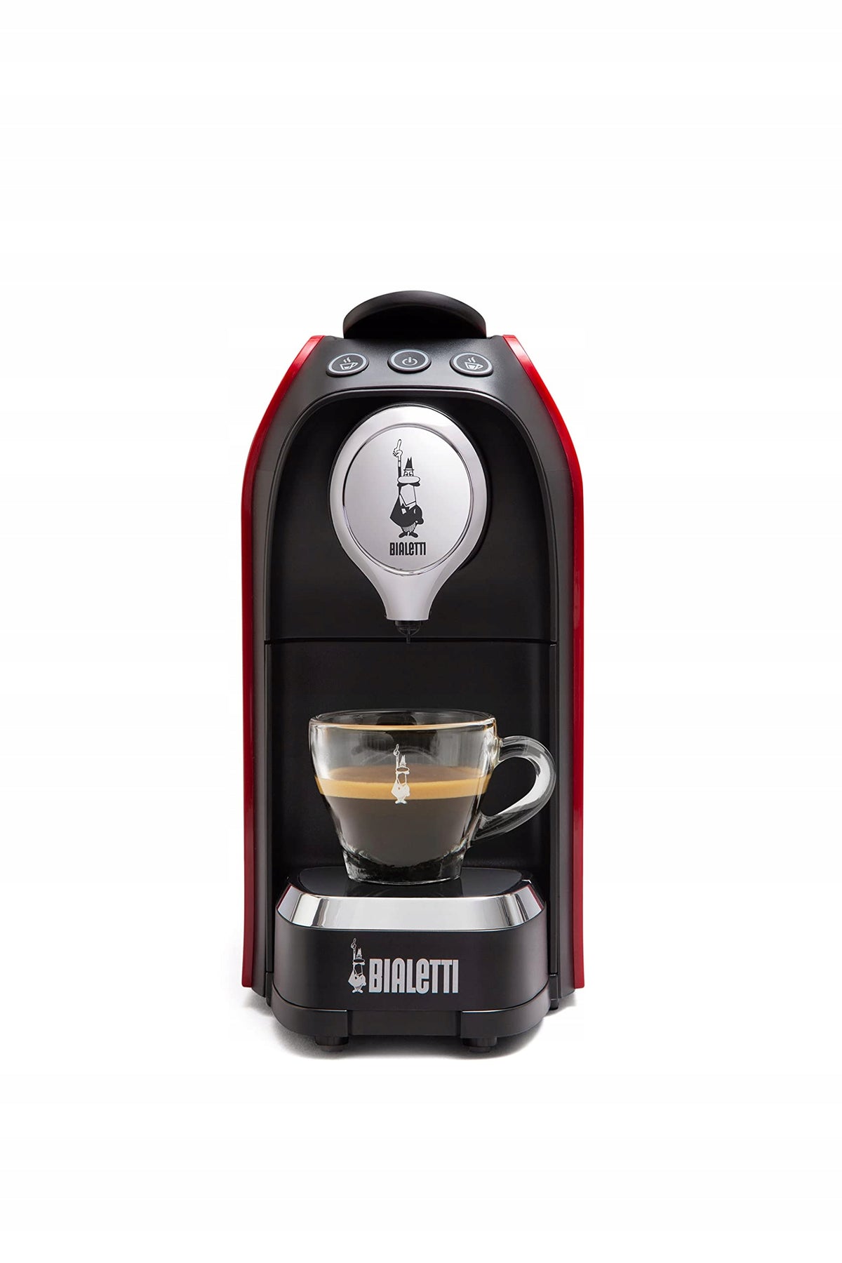 Capsule Coffee Maker Red Aluminum Compact Brand Bialetti