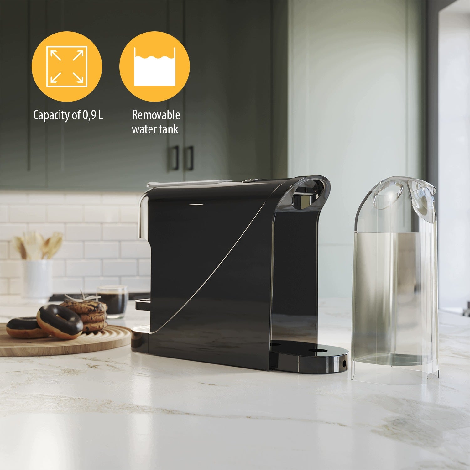 Capsule Coffee Maker Tristar CM-2302 20 bar Black Brand Tristar