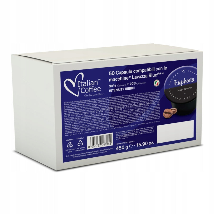 Capsules Lavazza Blue Italian Coffee EUPHORIA Italian coffee