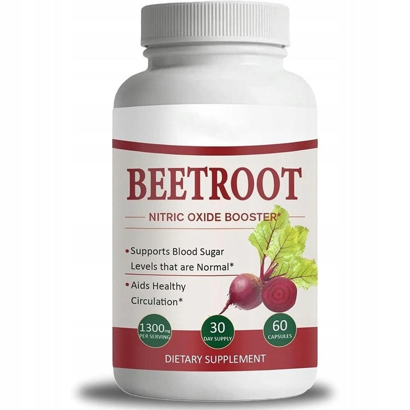 Capsules with beet root - nitric oxide enhancer Beet supplements