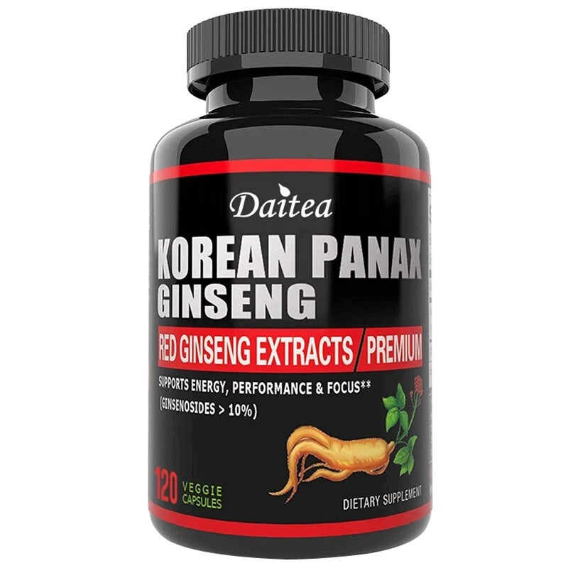 Capsules with red Korean ginseng (1000 mg) – extract of red