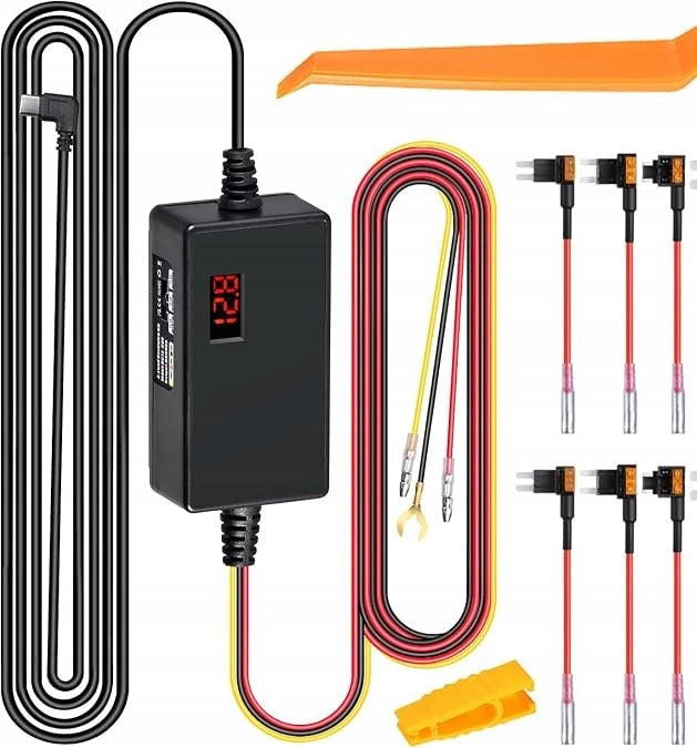 Car Adapter Hardwire Kit USB-C Low Voltage Protection