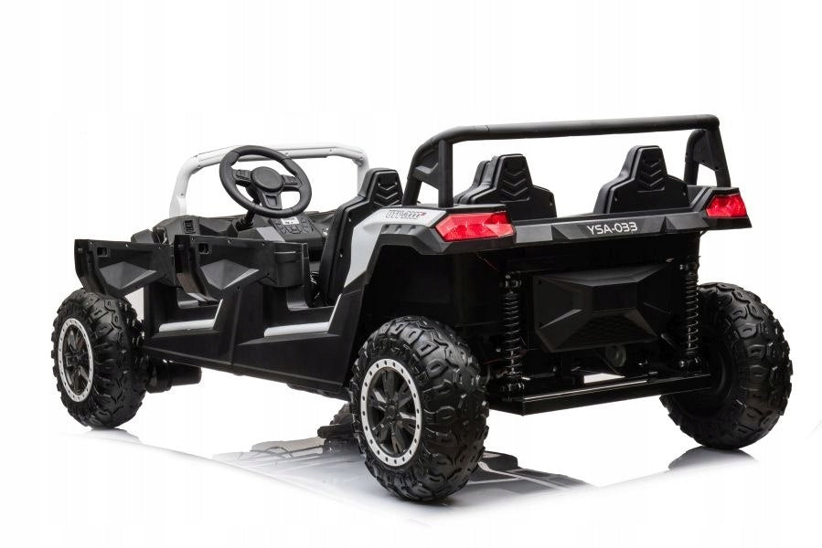 Car Battery Buggy A033 4x4 24V White Vehicle length 190 cm