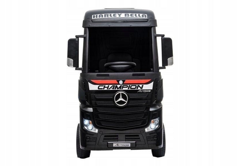 Car Battery Mercedes Actros Black Brand LEAN Toys