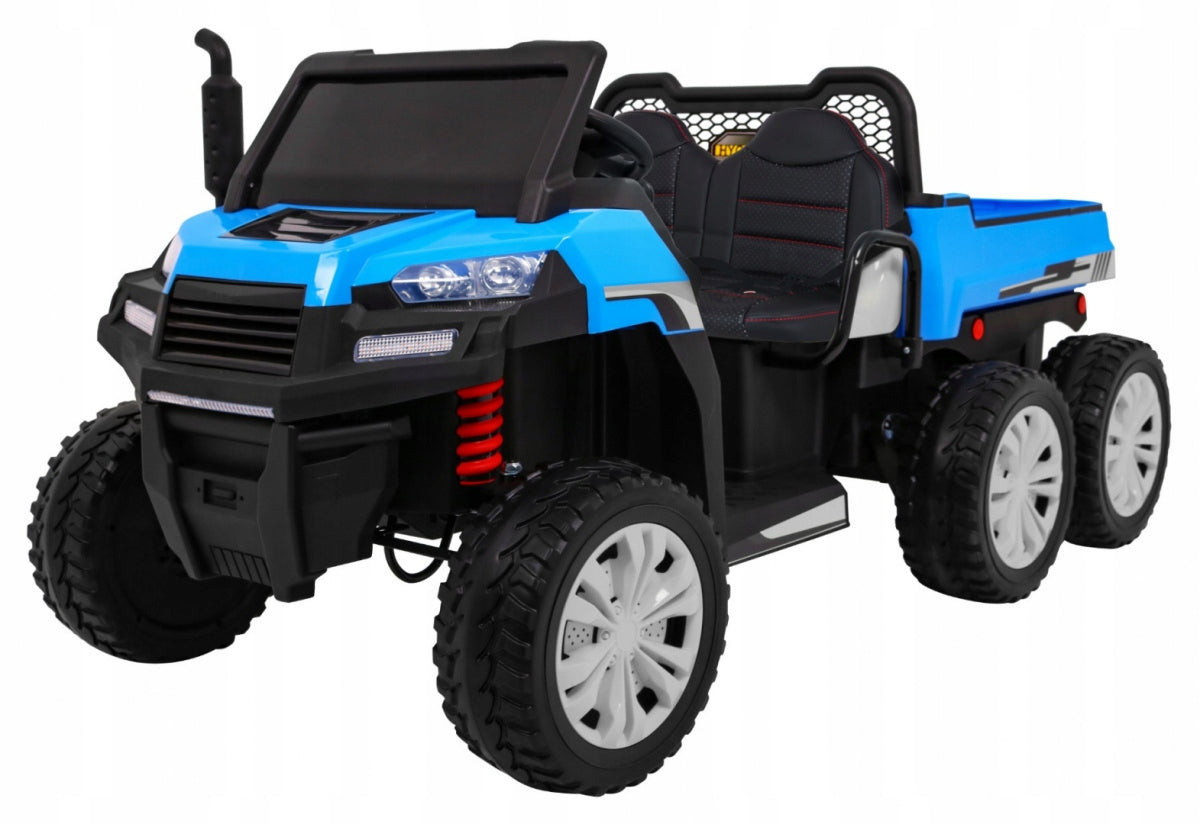 Car Battery Operated Car Farmer Truck for 2 Children + 4x4 Drive + Remote Control