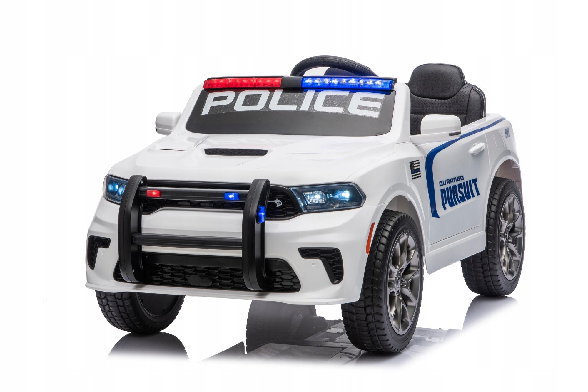 Car Battery Operated Dodge Police / Guard Durango SRT HELLCAT 4x4 12V 10Ah Packaging status original
