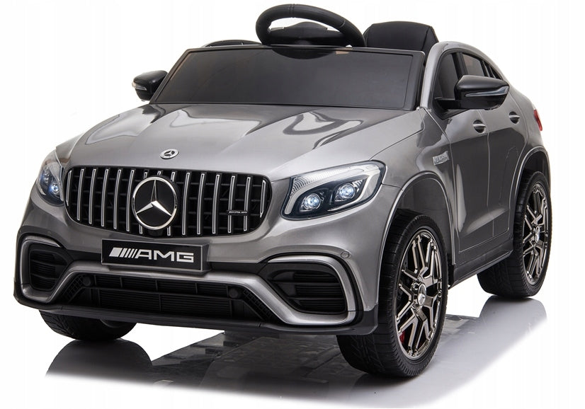 Car Battery Operated Mercedes GLC 63S Lacquer 4x4 180 Watt Silver Lacquered