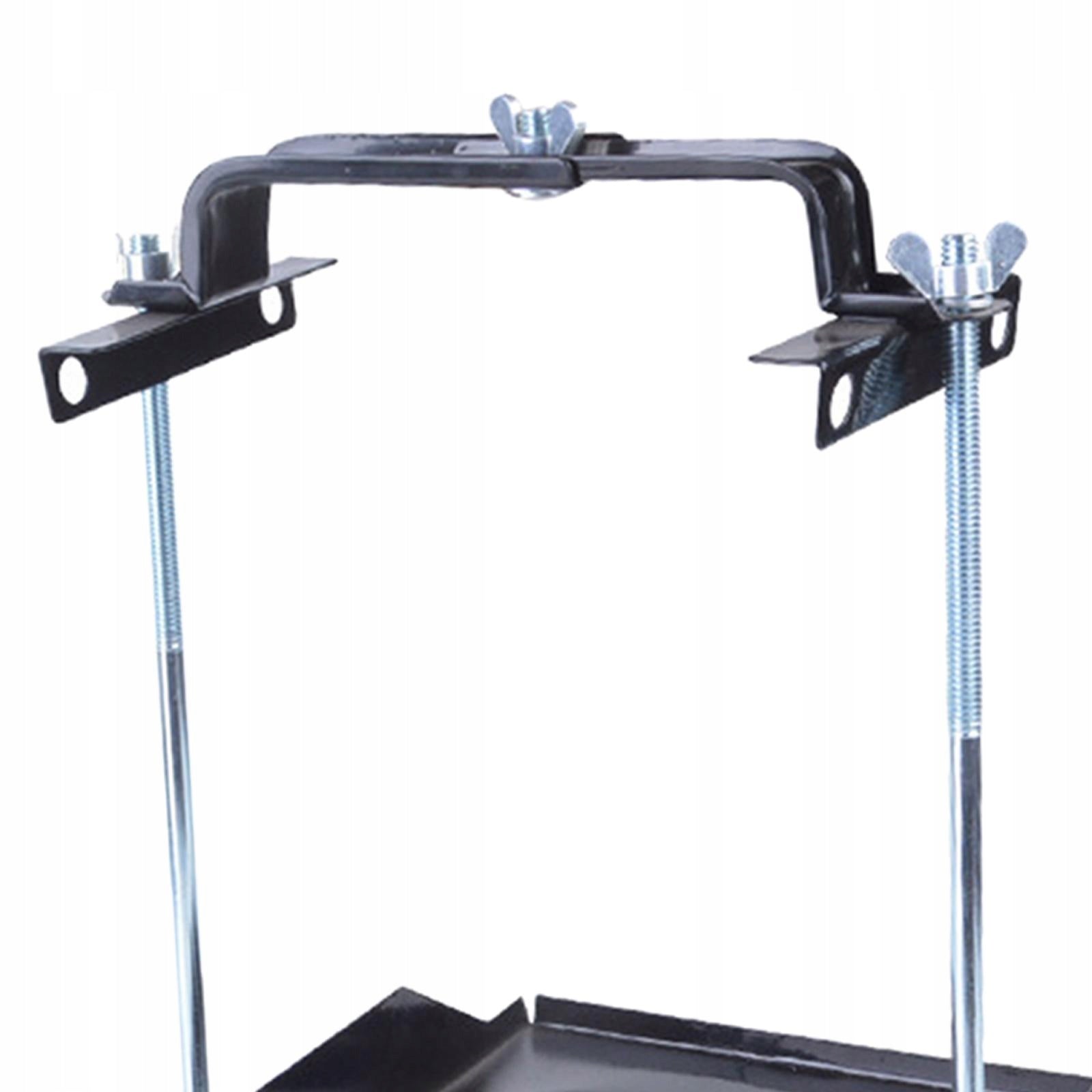 Car Battery Tray 22cm Bolts Adjustable Clamp Mount Bracket Hold Down Clamp Brand no brand