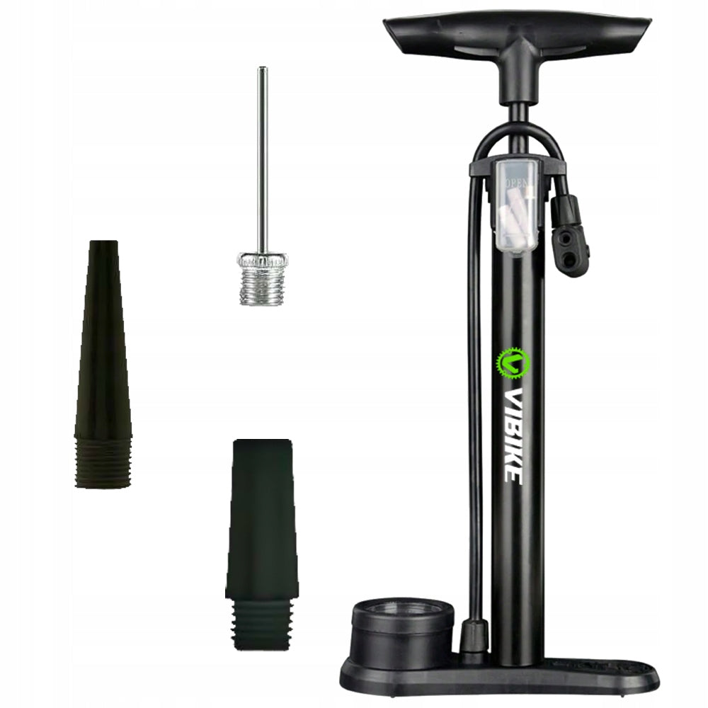 Car Bicycle Pump with Pressure Gauge for Bike Hand Floor Balls Weight 450 g