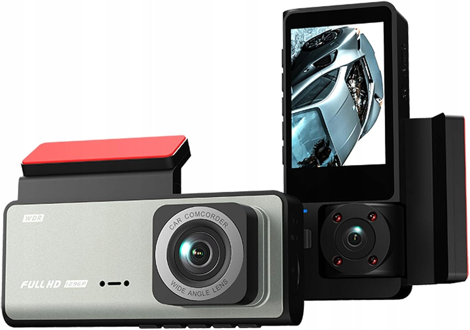 Car Camera 3-Channel Full HD Front and Rear Wi-Fi Night Vision
