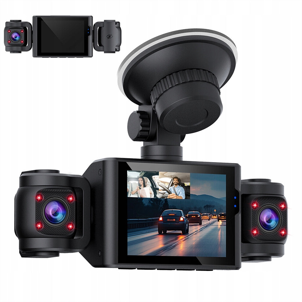 Car Camera 360° 4x Full HD 1080P G-Sensor IR Night Parking PL