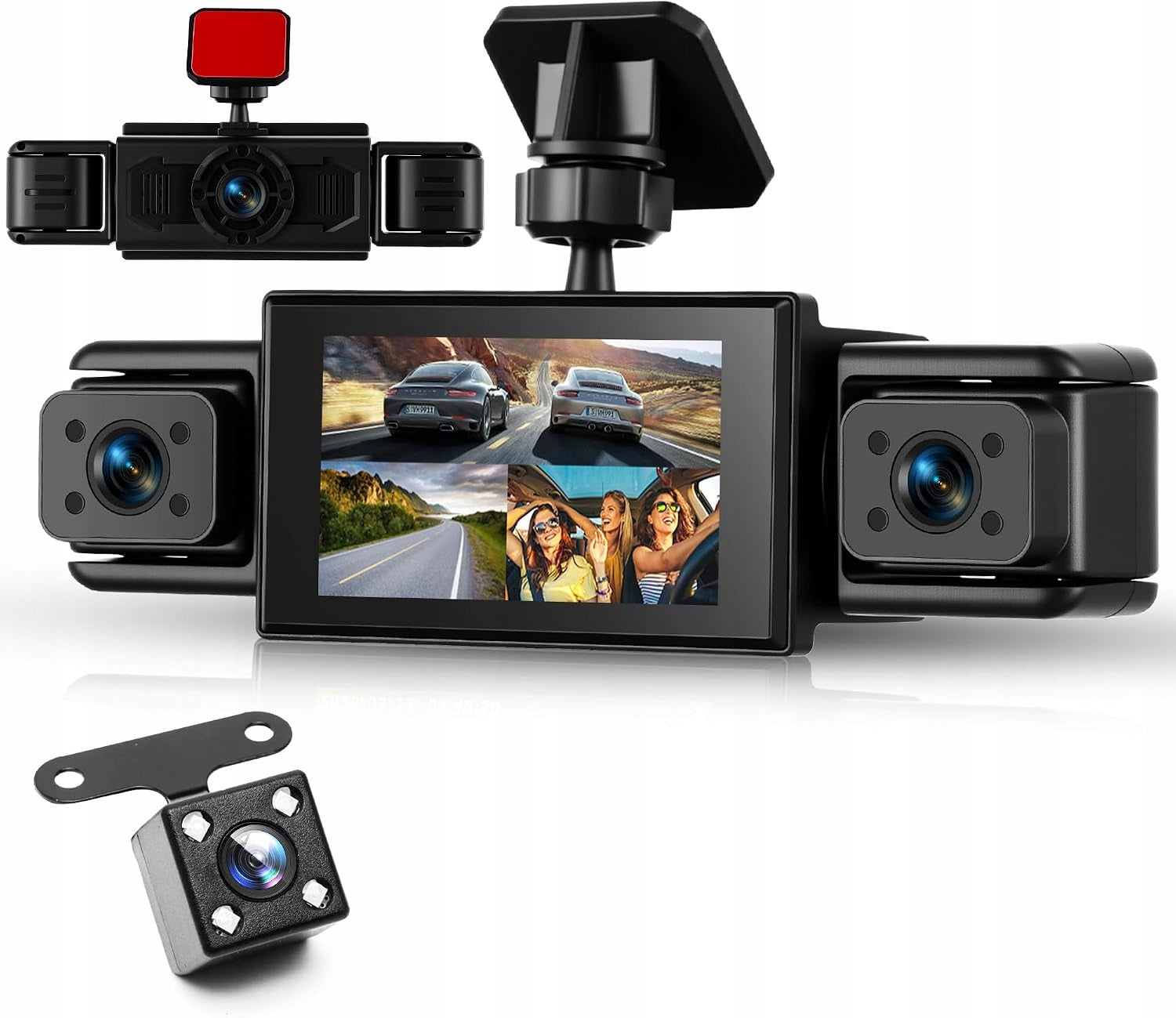 Car Camera 4-Channel 360° Front Rear Sides