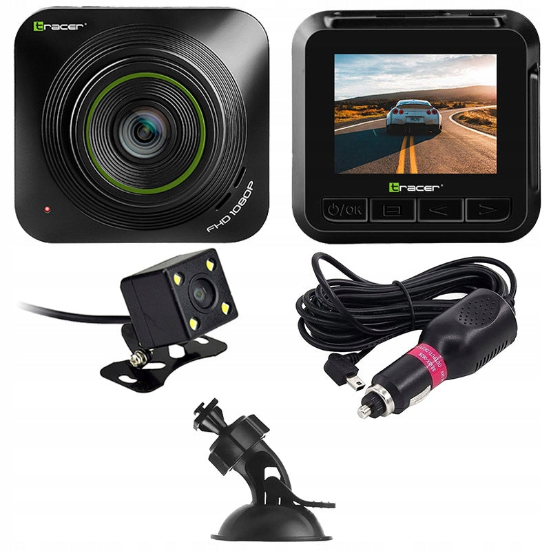 Car Camera TRACER TUCANA 2.2D FHD Front Rear Set G-Sensor Parking