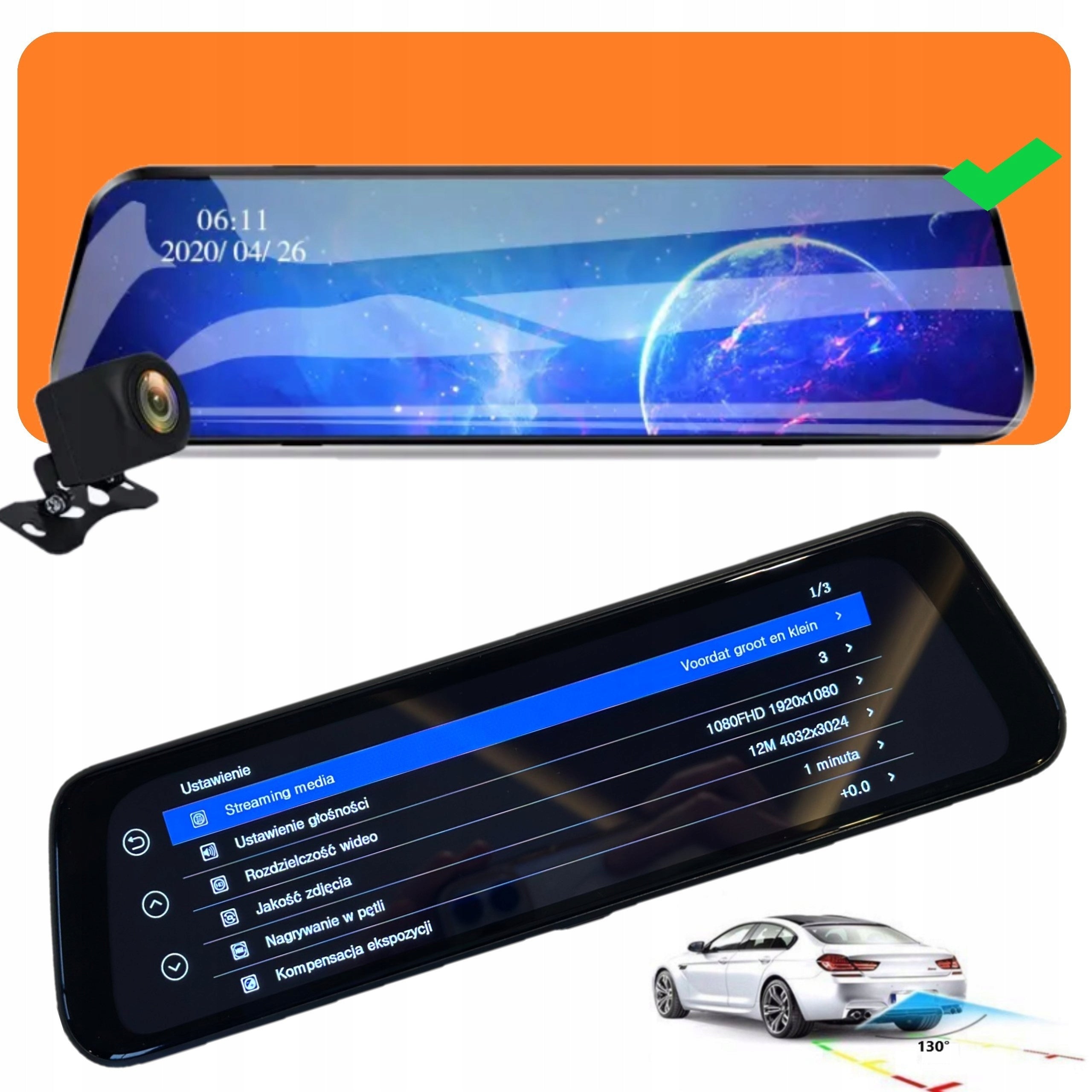 Car Camera Video Car DVR GARON GPS Video Recorder Manufacturer code Garon AT31 wideorejestrator