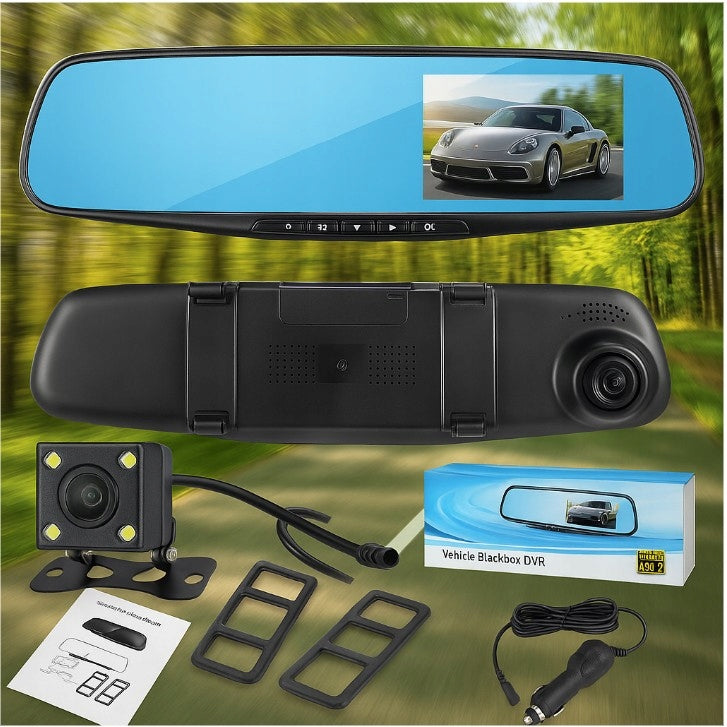 Car Camera Video Recorder Mirror 1080P FULL HD Card +SD 32GB EAN (GTIN) 5904310268165