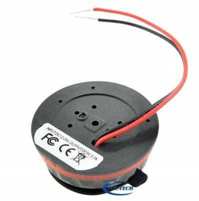 Car Charger 2x USB for Car - 12V/24V 4,1A Red LED Packaging status original