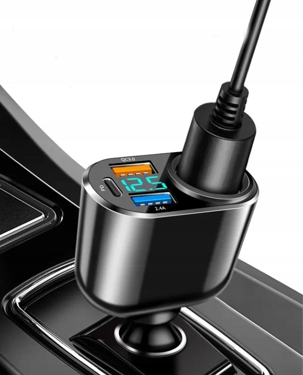 Car Charger Fast Charging 12-24V USB QC PD Voltmeter M6 DUTY EAN (GTIN) 5901452133214