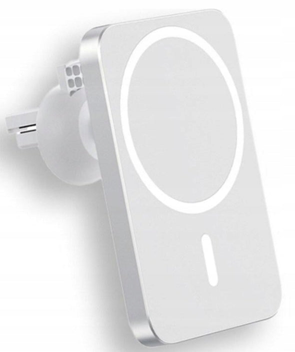 Car Charger MagSafe Mount for Grille 15W USB-C White Manufacturer code Pantherise 188 biała ładowarka