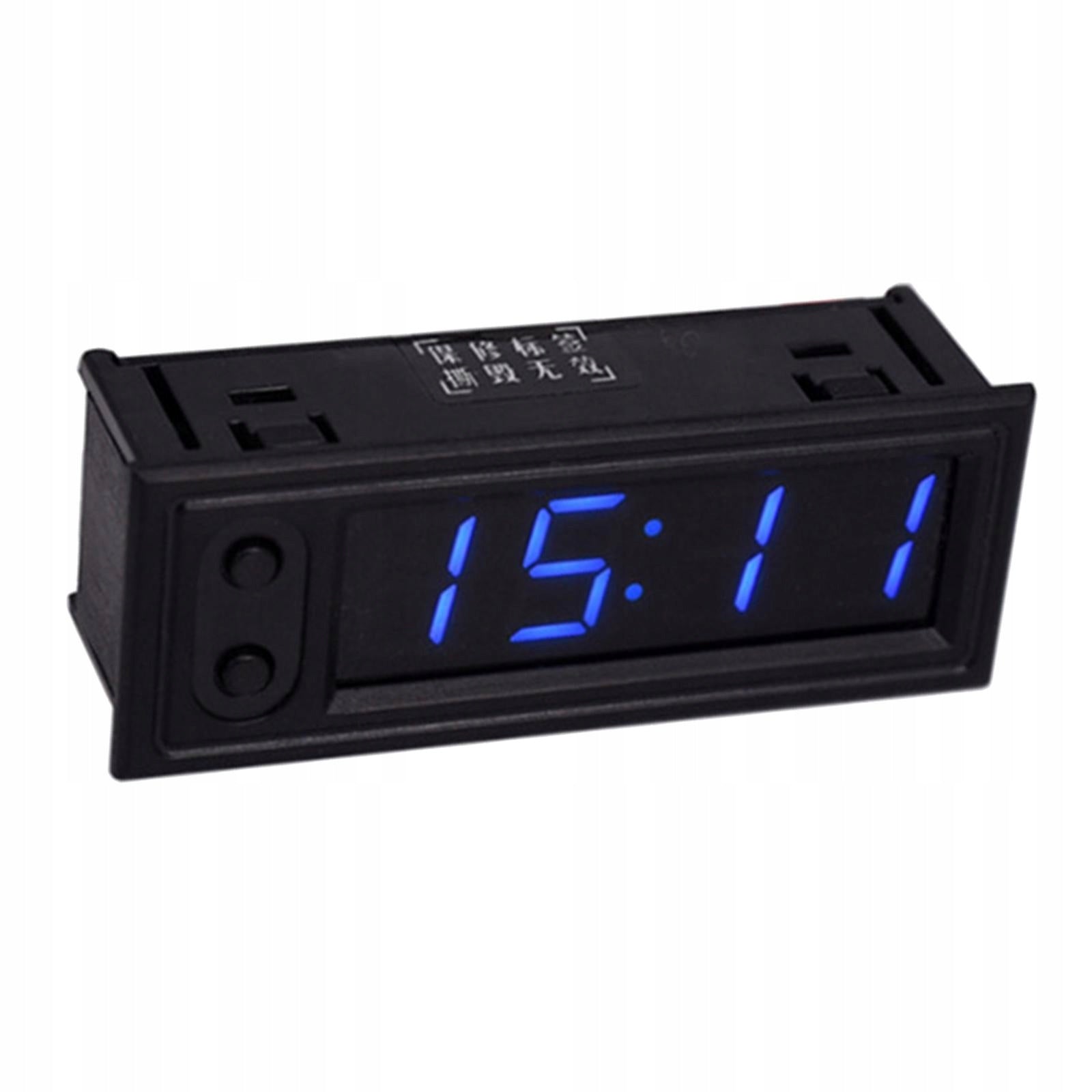 Car Clock Voltmeter Thermometer Universal Light in Weight High Brand no brand