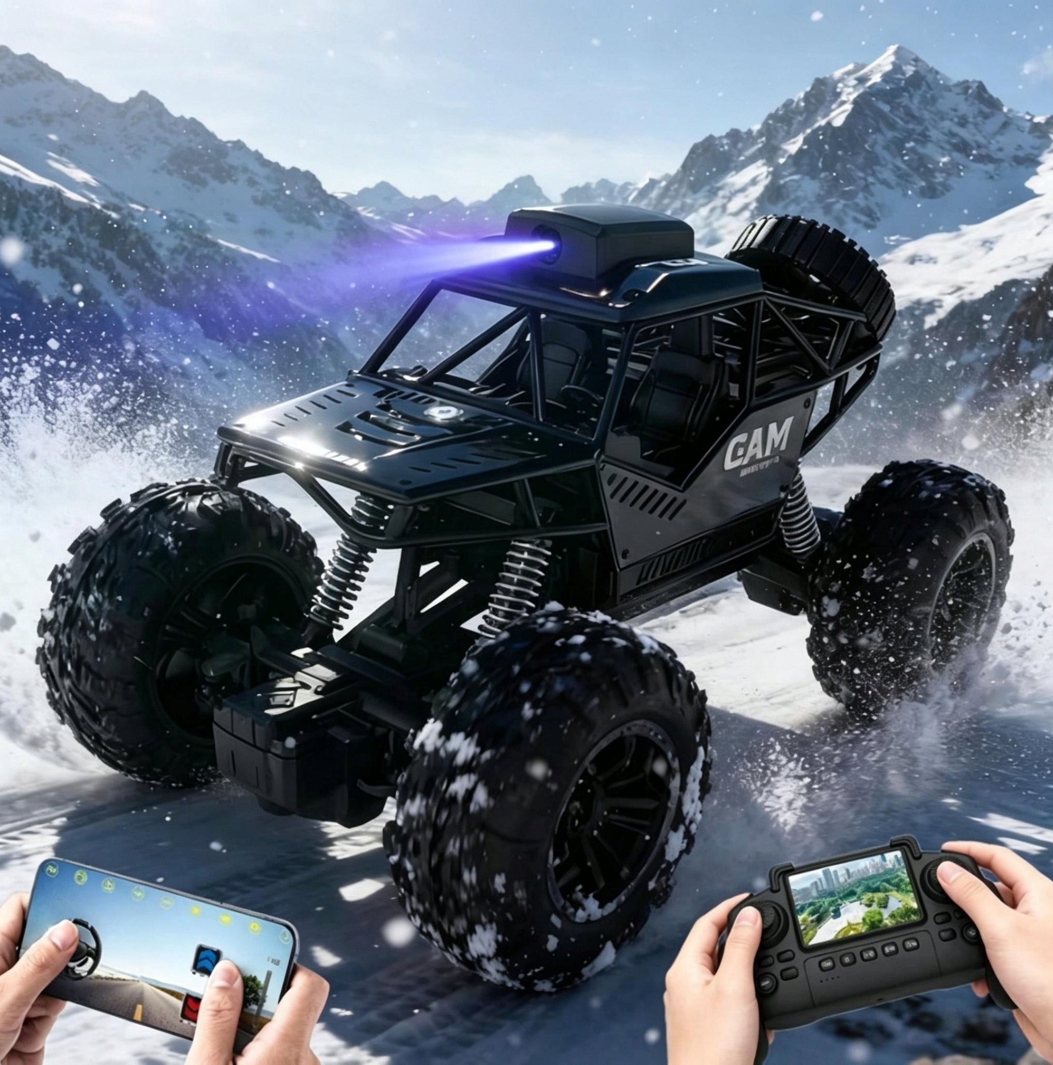 Car Controlled with Off-Road Camera Recording Screen Preview Manufacturer code amochód Zdalnie Sterowany Terenowy led