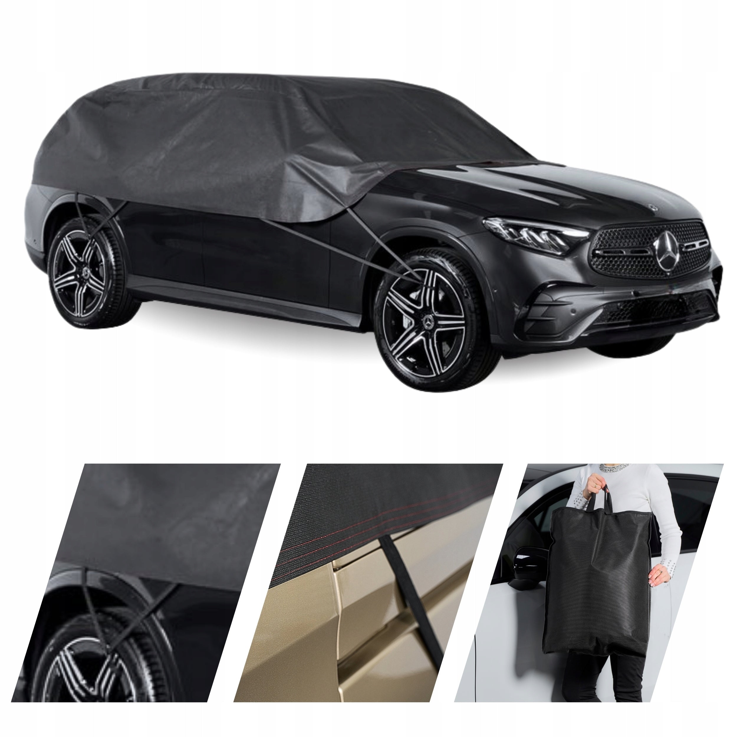 Car Cover SUV L Classic Black Year-Round