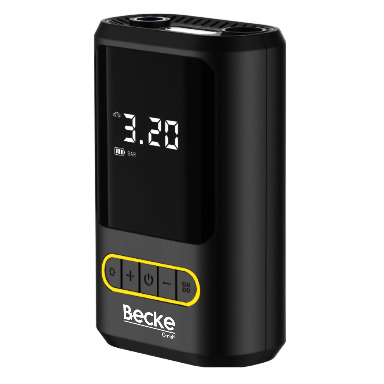 Car Electric Tire Pump Bicycle Wireless Compressor Color black