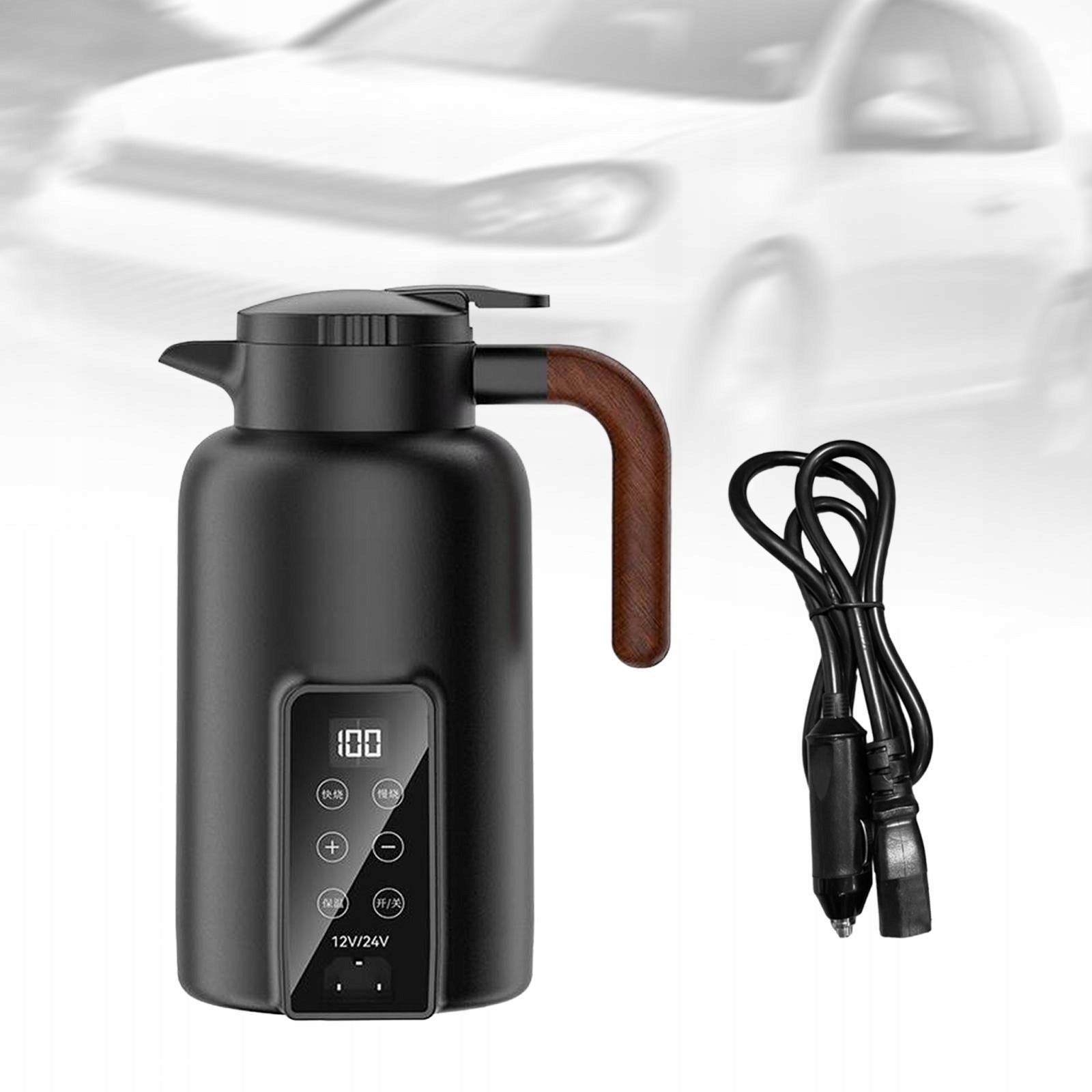 Car Heating Cup Electric Heat Water Cup for Brewing Coffee Work Black Kind steam juicer