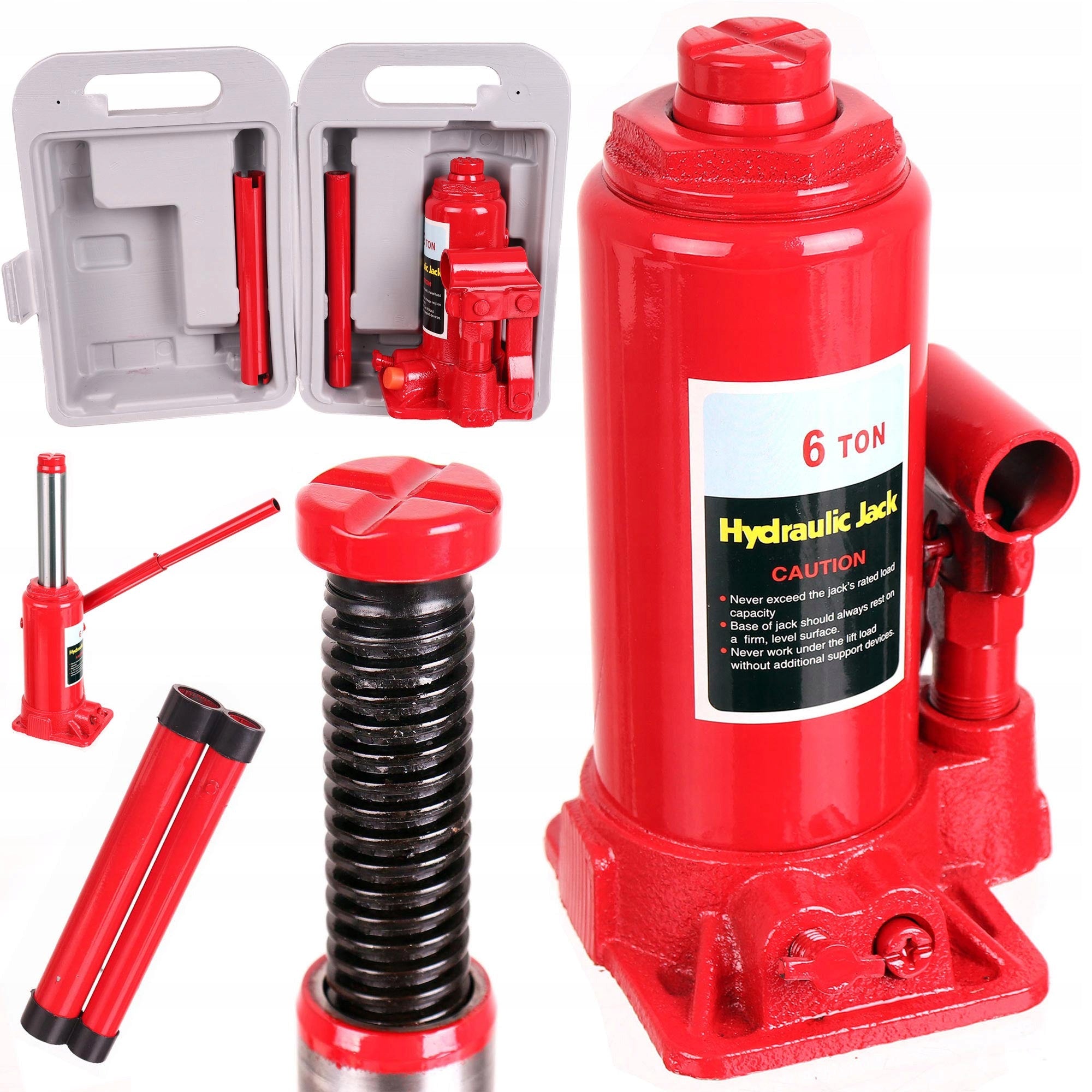 Car Hydraulic Pole Lift 6 TON LEWAREK 196-388mm Suitcase
