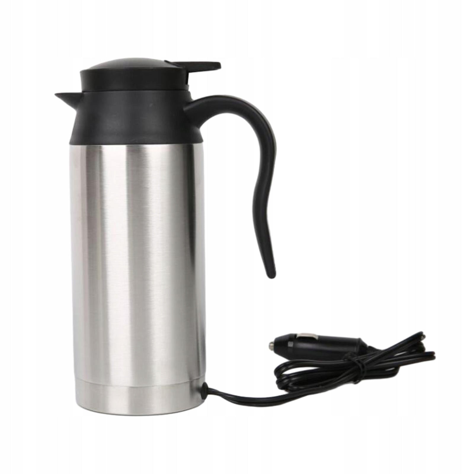 Car Kettle 750ml Capacity Portable Insulated Heated Mug Water 24V 200W Brand no brand