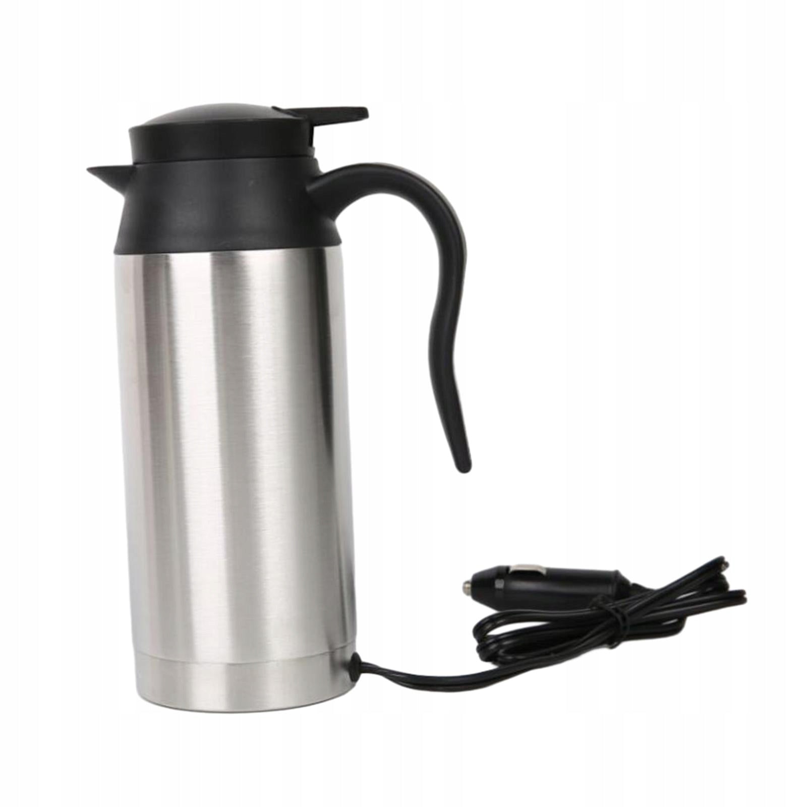 Car Kettle 750ml Capacity Portable Insulated Heated Mug Water 24V 200W Capacity 1 l
