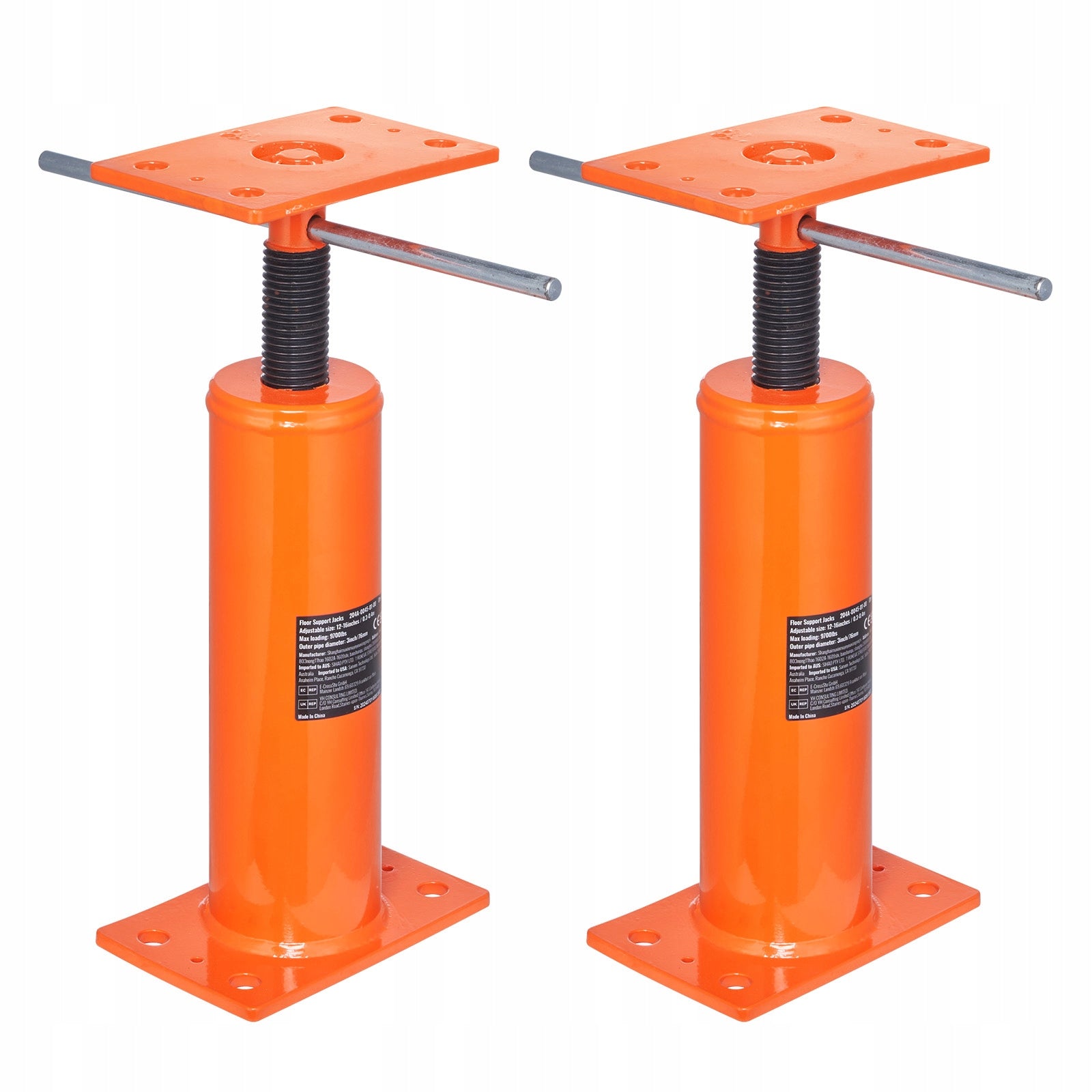 Car Lift 2Pcs 30-41CM Load Capacity 4399,85KG Floor Lift