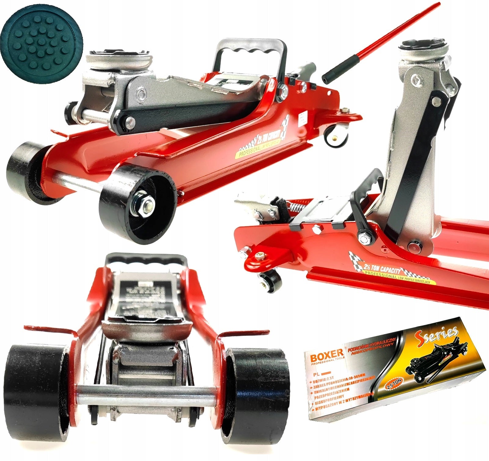 Car Lift Frog Lever 2,5T Rubber LOW
