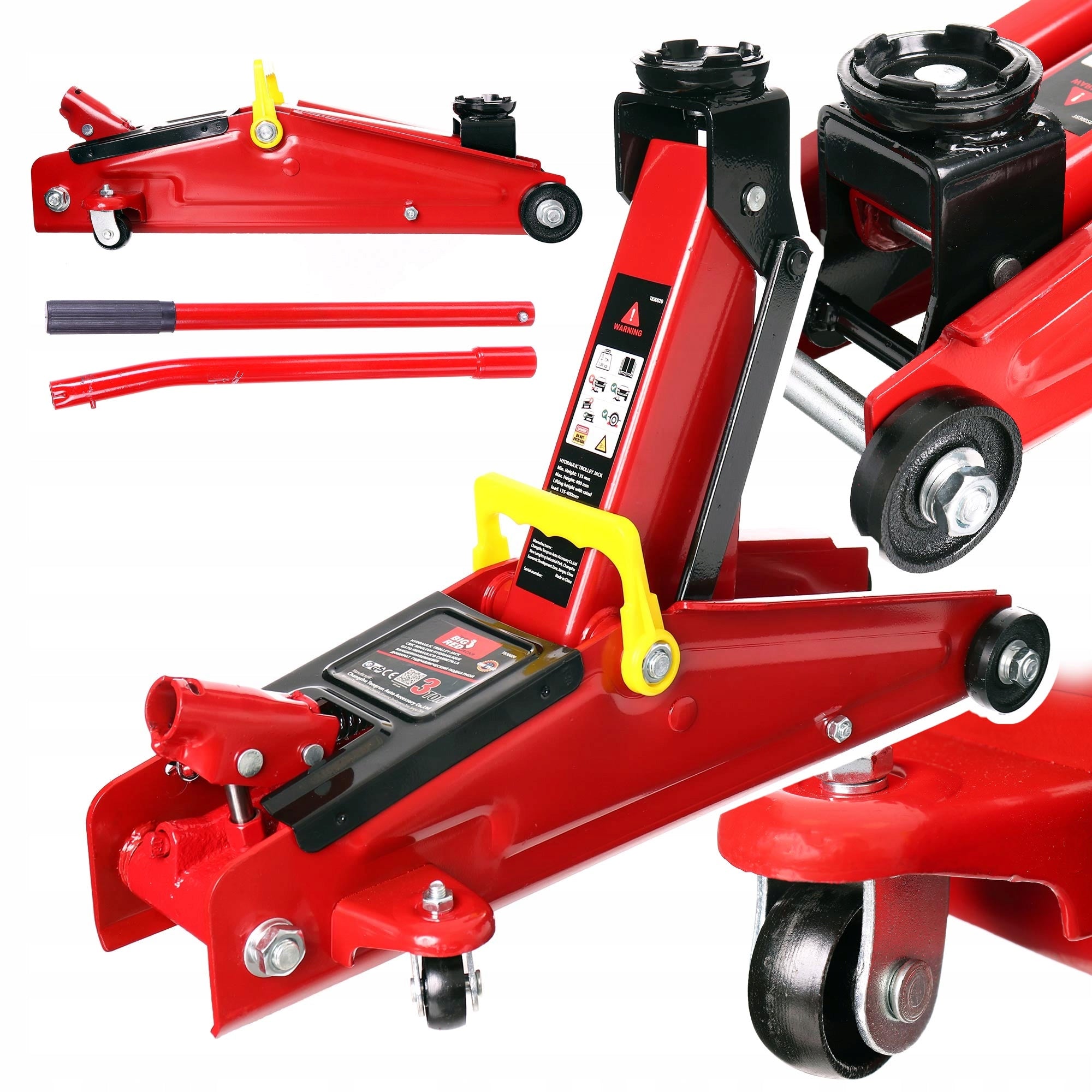 Car Lift Frog Lever 3T massive weight 16kg range 135-400mm