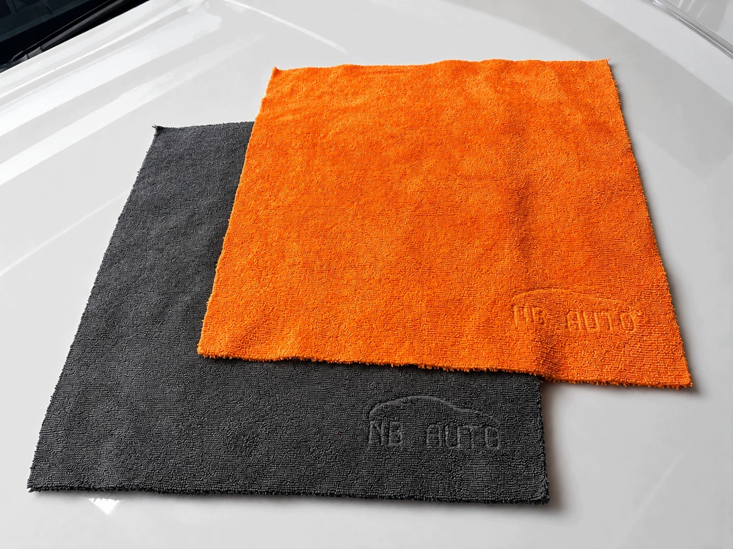 Car Microfiber 40x40 500 GSM Double Sided Detailing NB AUTO - Grey Manufacturer no brand