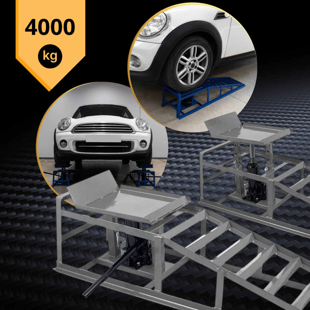 Car Overrun Ramps Kit with Hydraulic Lift 2x2T Manufacturer code 17871
