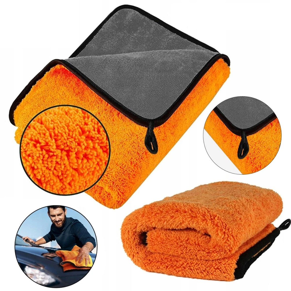 Car Paint Dehumidification Towel Microfiber 60x90cm Absorbent