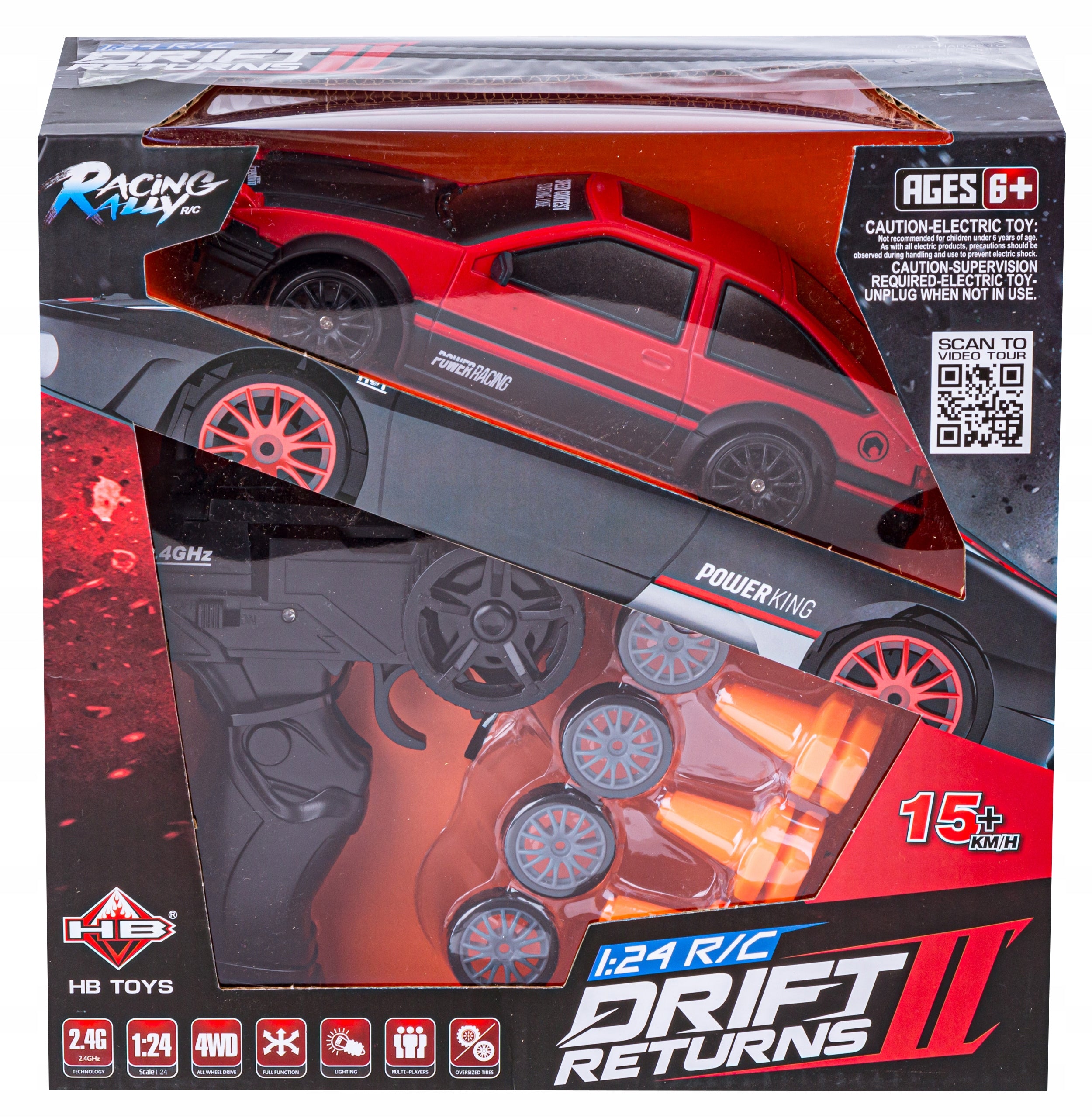 Car RC Racing Auto for DRIFT drive 4x4 2,4GHz TOYOTA lights DRIFT Brand HB Toys