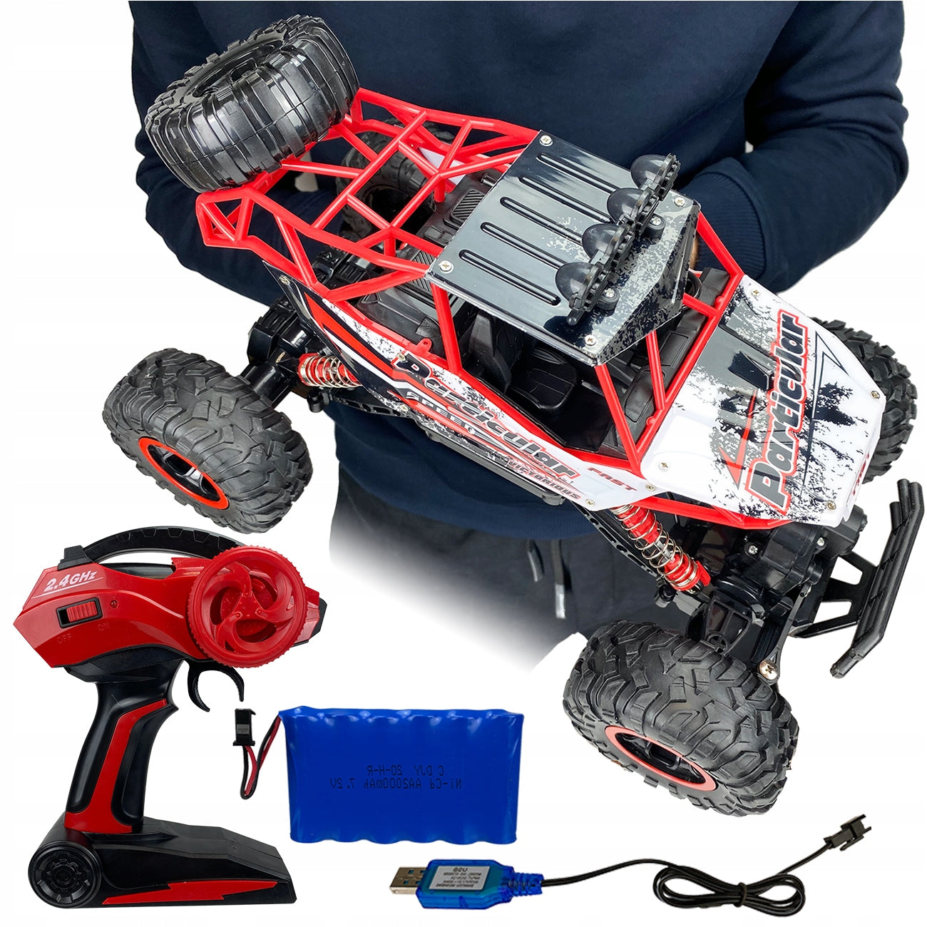 Car RC monster truck 39cm remote controlled off-road battery remote control