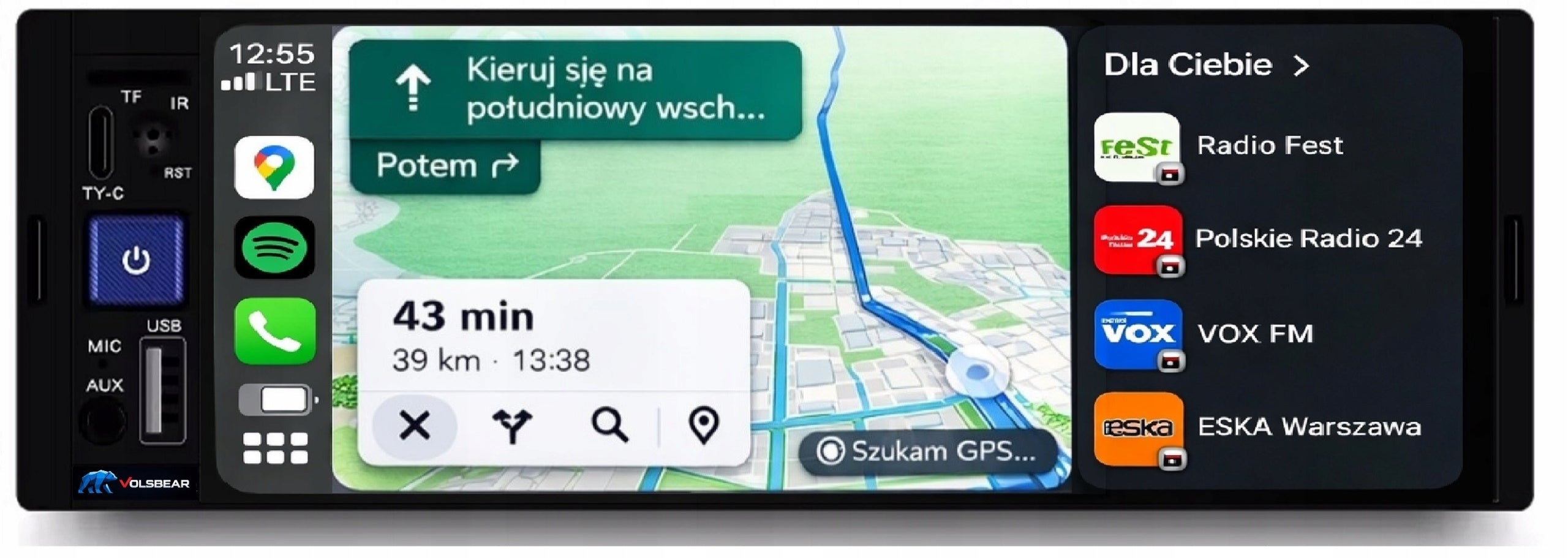 Car Radio Android Auto CarPlay Navigation Bluetooth Reversing Camera Packaging status original