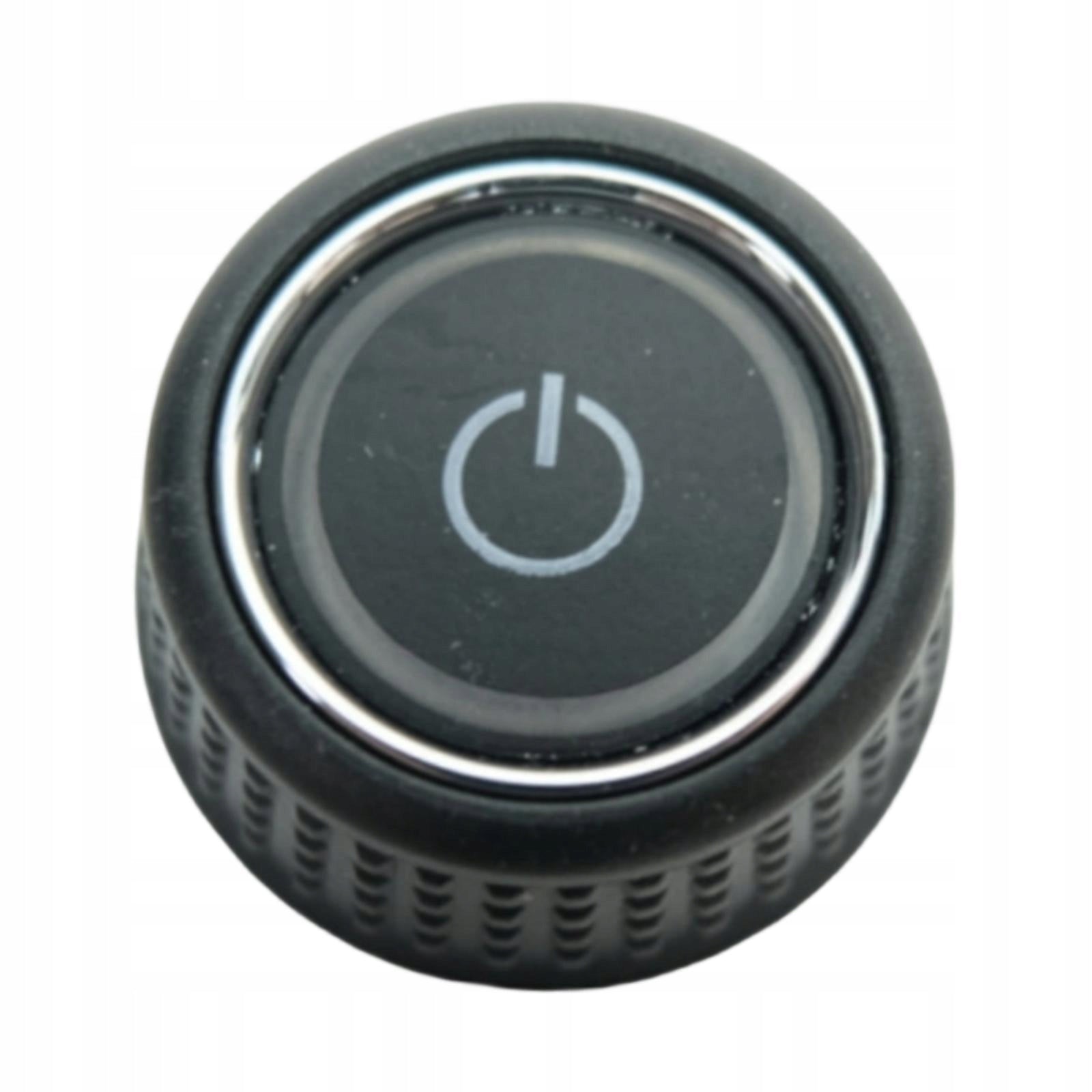 Car Radio Knob Volume Button Accessory 6C0919603 Black for Polo Left Side