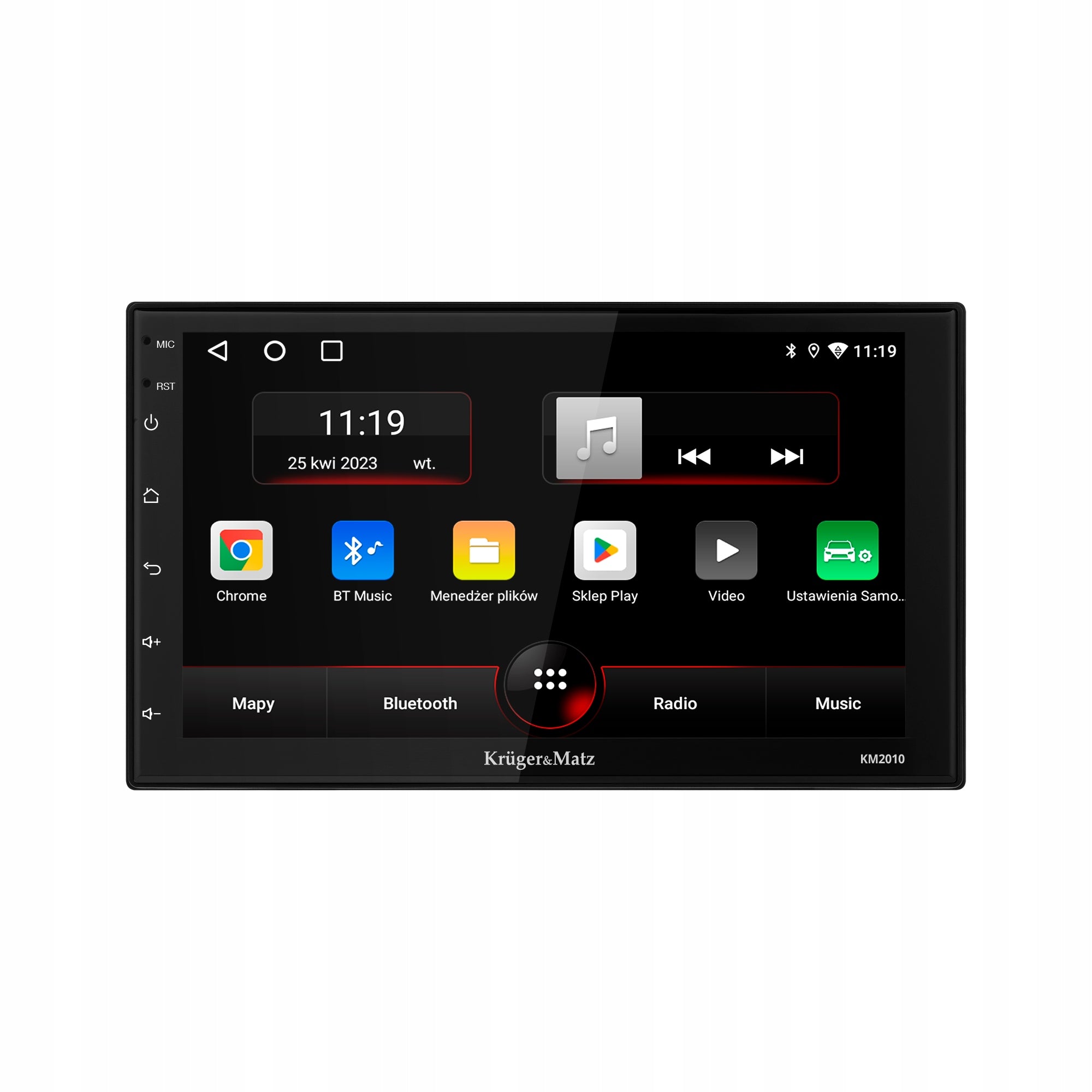 Car Radio Kruger&Matz CarPlay/AndroidAuto 7” 2DIN Bluetooth USB AUX