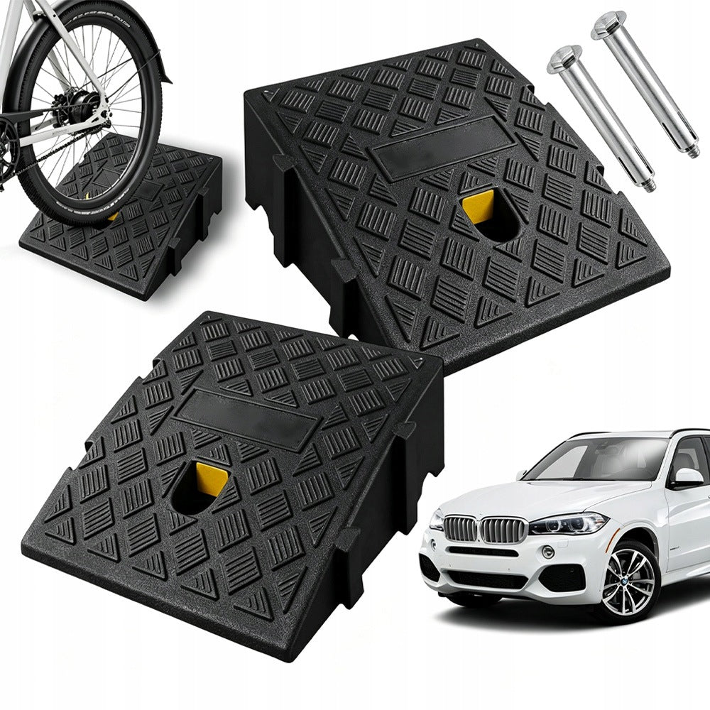 Car Raids Ramp with Anti-slip Surface and Reflectors 2pcs.